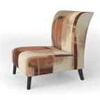 Chaises décoratives abstraites rembourrées et fauteuils de style moderne