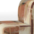 Chaises décoratives abstraites rembourrées et fauteuils de style moderne