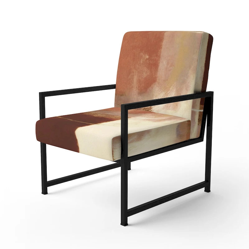 Chaises décoratives abstraites rembourrées et fauteuils de style moderne